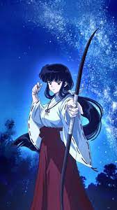 Download Kikyo, the powerful priestess from the anime Inuyasha Wallpaper |  Wallpapers.com