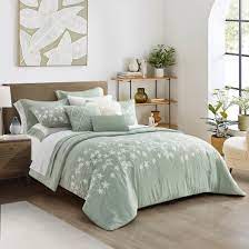 better homes and gardens celine 12 piece bed in a bag bedding set queen sage