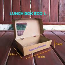 Lunch box di jakarta dengan sesuatu yang berbeda di menunya, ditawarkan oleh starvinc. Paper Lunch Box Eco Size L Kotak Nasi Kertas Dus Makanan Meal Box Shopee Indonesia