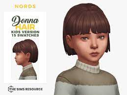 donna a sims 4 cc hair for kids