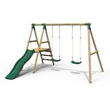 Re Bo Ulysses Wooden Swing Set With