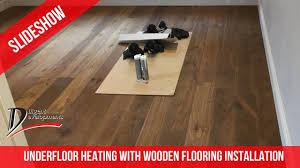 how to install underfloor heating with