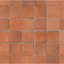 embossed terracotta small tiles