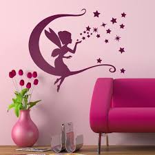 Kids Wall Sticker Tinkerbell Moon And