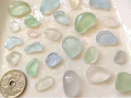 Genuine Sea Glass Pale Color Rare Color