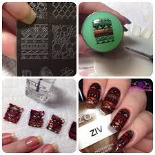 nail art aztec nails polish and paws
