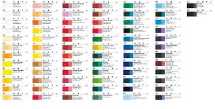 Maimeri Classico Oil Color Chart Discount Art Supplies