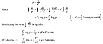 Equation For Compressible Fluid Flow