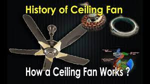 how a ceiling fan works history of