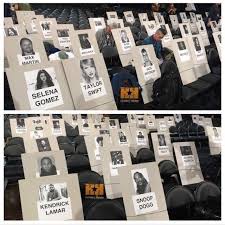 Sharing A New Gram The Seating Chart For The Grammys