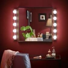this ikea light bulb mirror will
