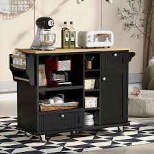 Kitchen Island With Microwave Cabinet
