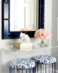Clear Acrylic Waterfall Console Table