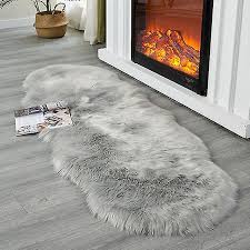 foot mats faux fur wool carpets