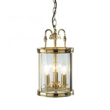 Gold Polished Brass Ceiling Lantern For