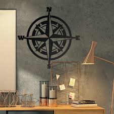 Black Compass Wall Art Black Country