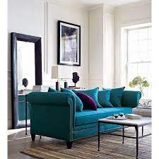 Turquoise Living Room Sofa Teal Sofa