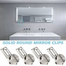 4 Pcs Glass Clamp Clips Mirror Clips