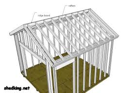 shed roof framing made easy