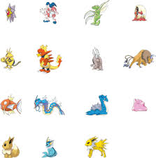 pokemon game vector art icons and