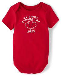 first canada day graphic bodysuit