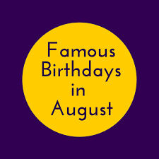 Birthdays of famous people / celebrity, on august 18, born in (or nationality) india. Famous Birthdays Famous Birthday August 18