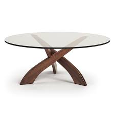 Wood Glass Round Coffee Table Best