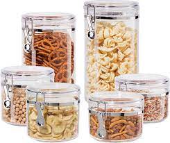Alibaba.com offers 268 acrylic canister sets products. Oggi 6 Piece Acrylic Canister Set Kitchenkapers