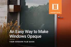 An Easy Way To Make Windows Opaque