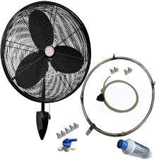 Outdoor Misting Fans Wall Mount Fans
