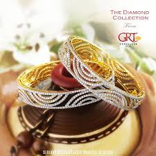 diamond bangles from grt jewellers