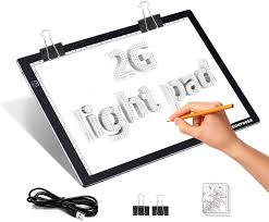 Amazon Com Donpoder 2g A4 Light Box For Tracing And Drawing With Duarable Sturdy Frame Dimmable Light Pad For Diamond Painting Art Lightbox Tracer Light Board Light Table For Sketching Animation Stencilling
