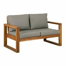 garud enterprises 2 seater wooden sofa