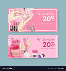 nail salon royalty free vector image