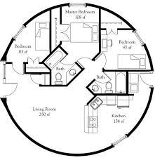 Two Bedroom Monolithic Dome Floor Plans