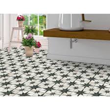 scintilla star pattern matt porcelain tile