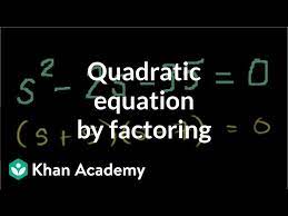 Solving A Quadratic Equation By