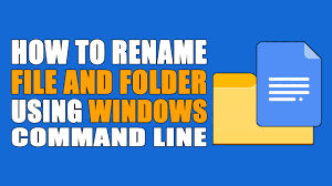 how to rename file and folder using
