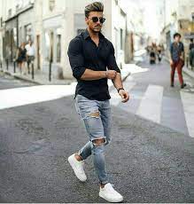 Everything before and after was. Seamless Lifestyle Blue Jeans Outfit Men Shirt Outfit Men Blue Shirt Outfit Men