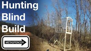 building a tower hunting blind part 1