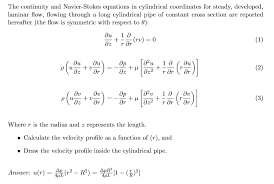 Continuity And Navier Stokes Equations