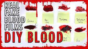 diy fake blood blood recipe gel