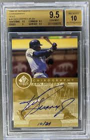 #6 extra green line in bottom of border. Top 15 Most Expensive Ken Griffey Jr Cards Blog