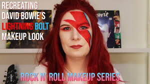 lightning bolt makeup look
