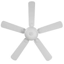 white ceiling fan with light kit