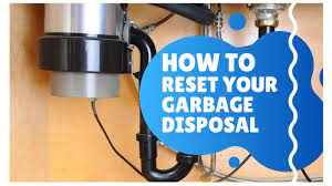 How to Reset Your Garbage Disposal - YouTube