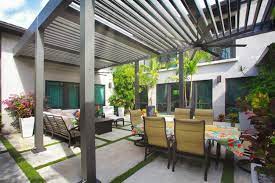 Residential A Louvered Roof Pergola