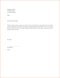 Termination Letter Sample Singapore Formal Resignation Cover