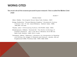 Citing a website in a research paper  MLA  Sample Works Cited Page  Note 