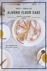 almond flour cake lemon zest paleo
